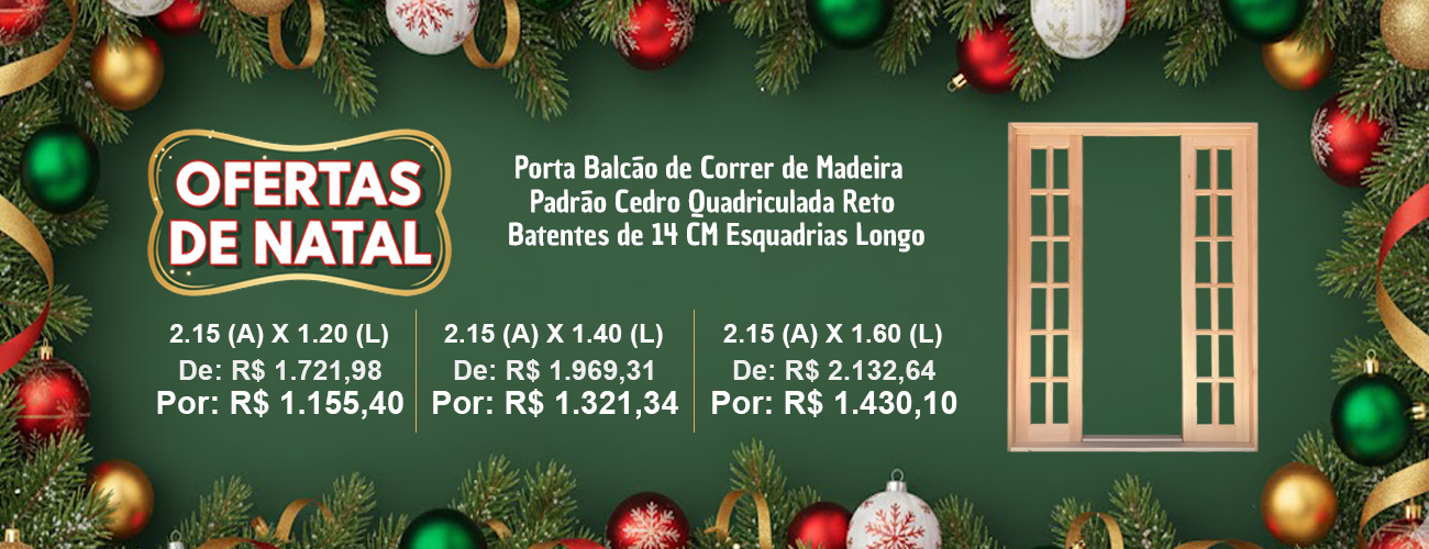 Portal de correr 4 folhas